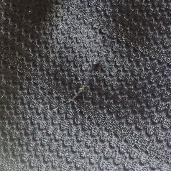 Navy blue high waisted skater skirt - Picture 5 of 5